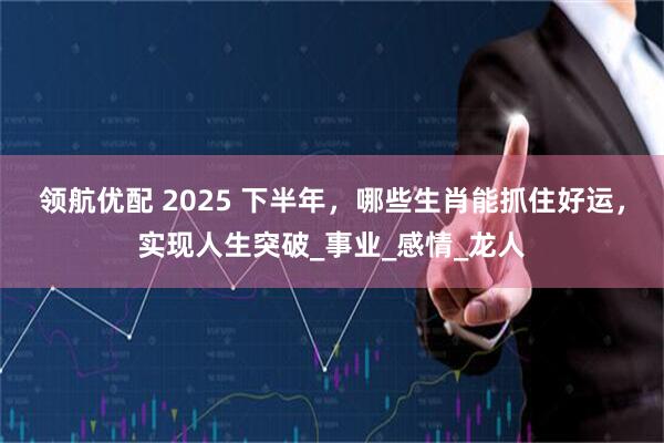 领航优配 2025 下半年，哪些生肖能抓住好运，实现人生突破_事业_感情_龙人